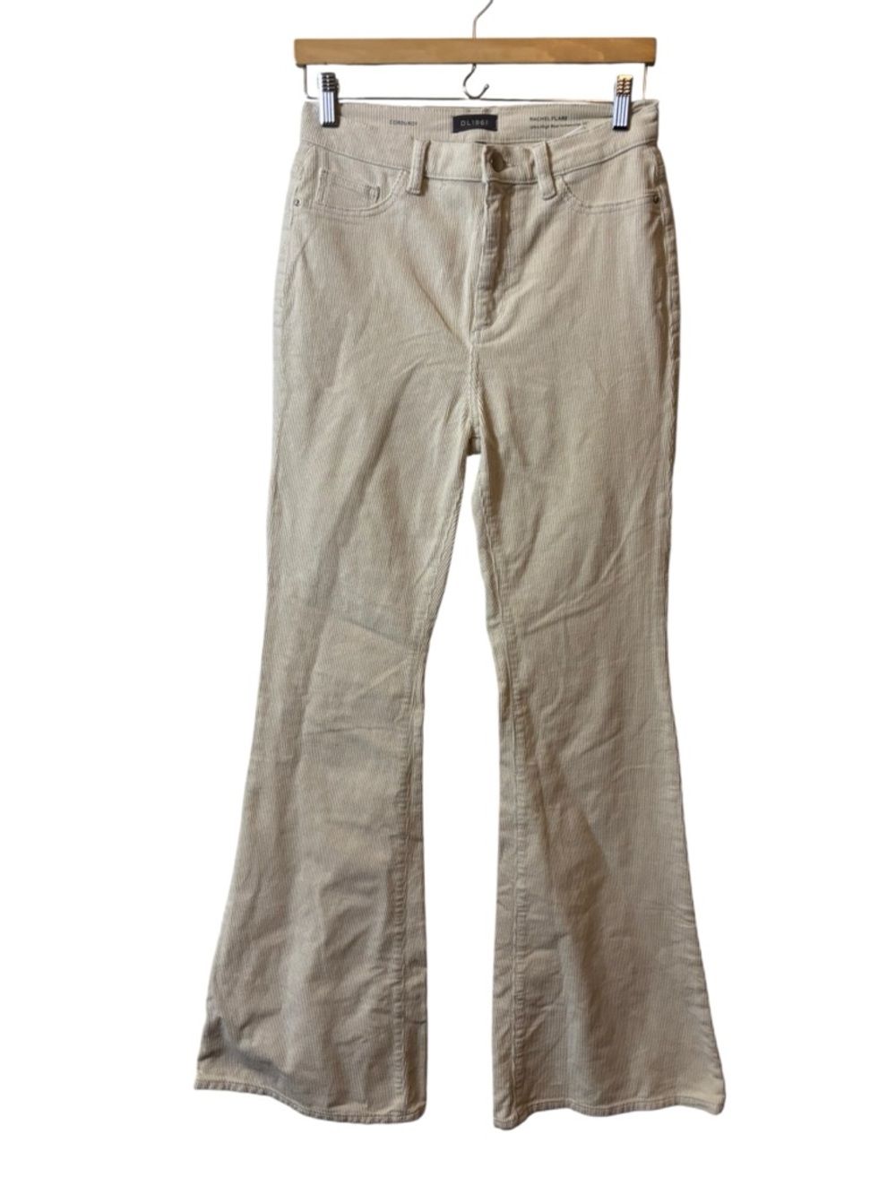DL1961 | Corduroy Flare Pants Rachel ultra high rise instasculpt 35” 28